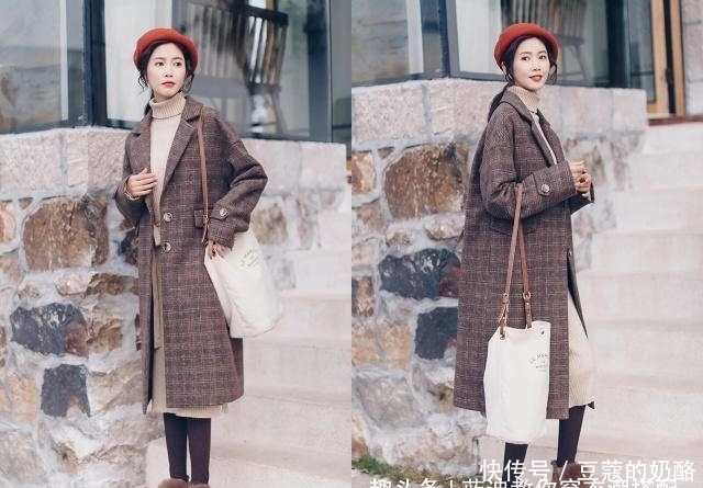 裙子|大衣配裙子,再外搭一双短靴,冬天这么穿显高挑又气质!
