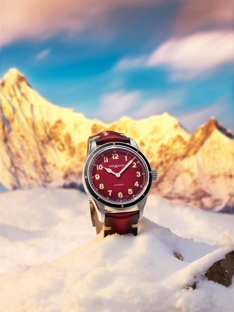 镌刻|万宝龙发布全新1858系列腕表霜峰红中国限量款：致敬雪山之神