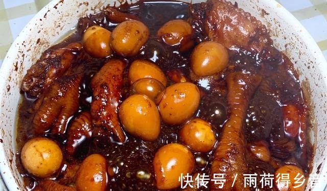 鹌鹑蛋|超适合下酒的卤菜,卤鸡爪鸡翅鹌鹑蛋,制作简单,全程不放一滴水!