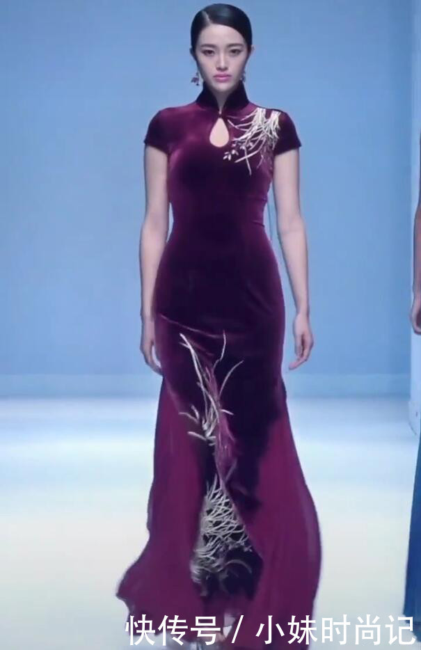 经典|经典的改良旗袍, 呈现在T台上, 依然风韵十足!