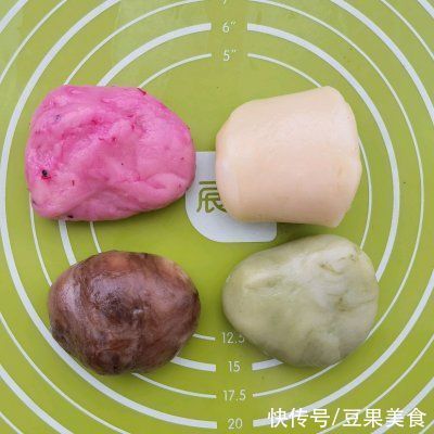 糯米粉|四色雪媚娘（无色素）大福