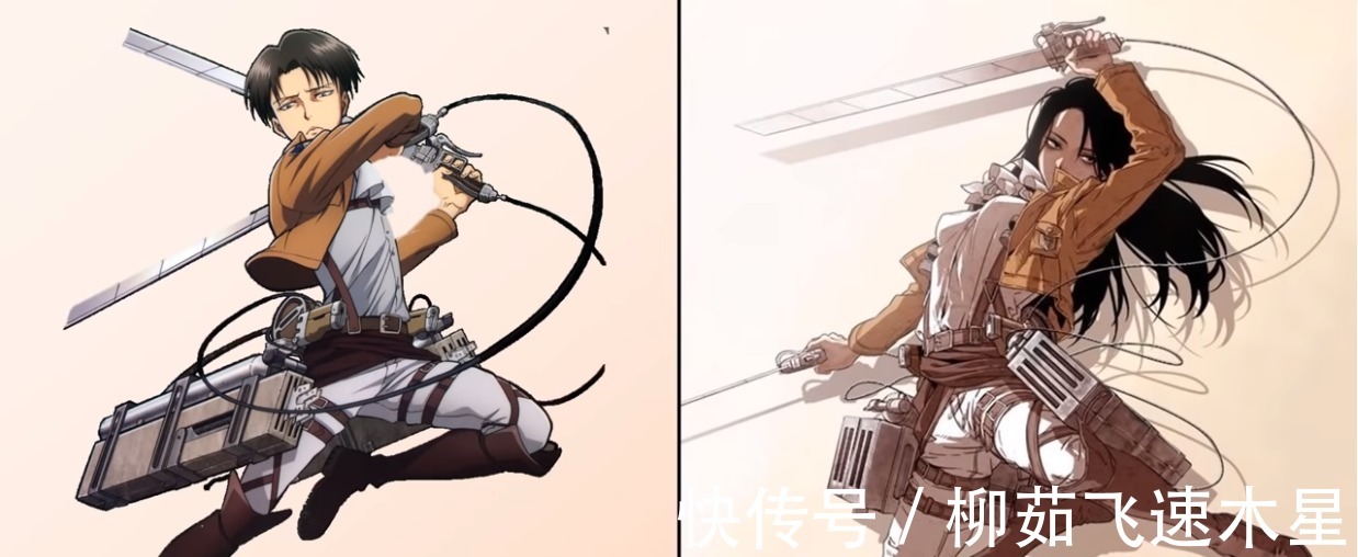 兵长|进击的巨人全员性转1兵长长发及腰,三爷略显稚嫩