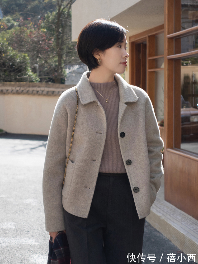 半身裙 简约、精致、优雅、高级,这就是“毛呢外套”穿搭的范,值得参考