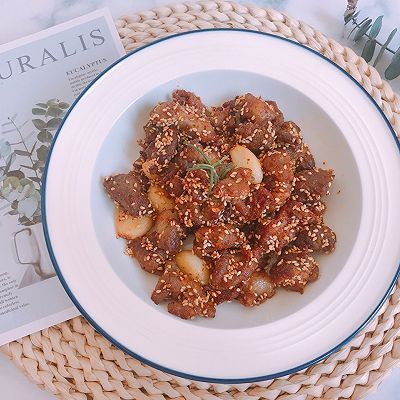 孜然牛肉粒|孜然牛肉粒