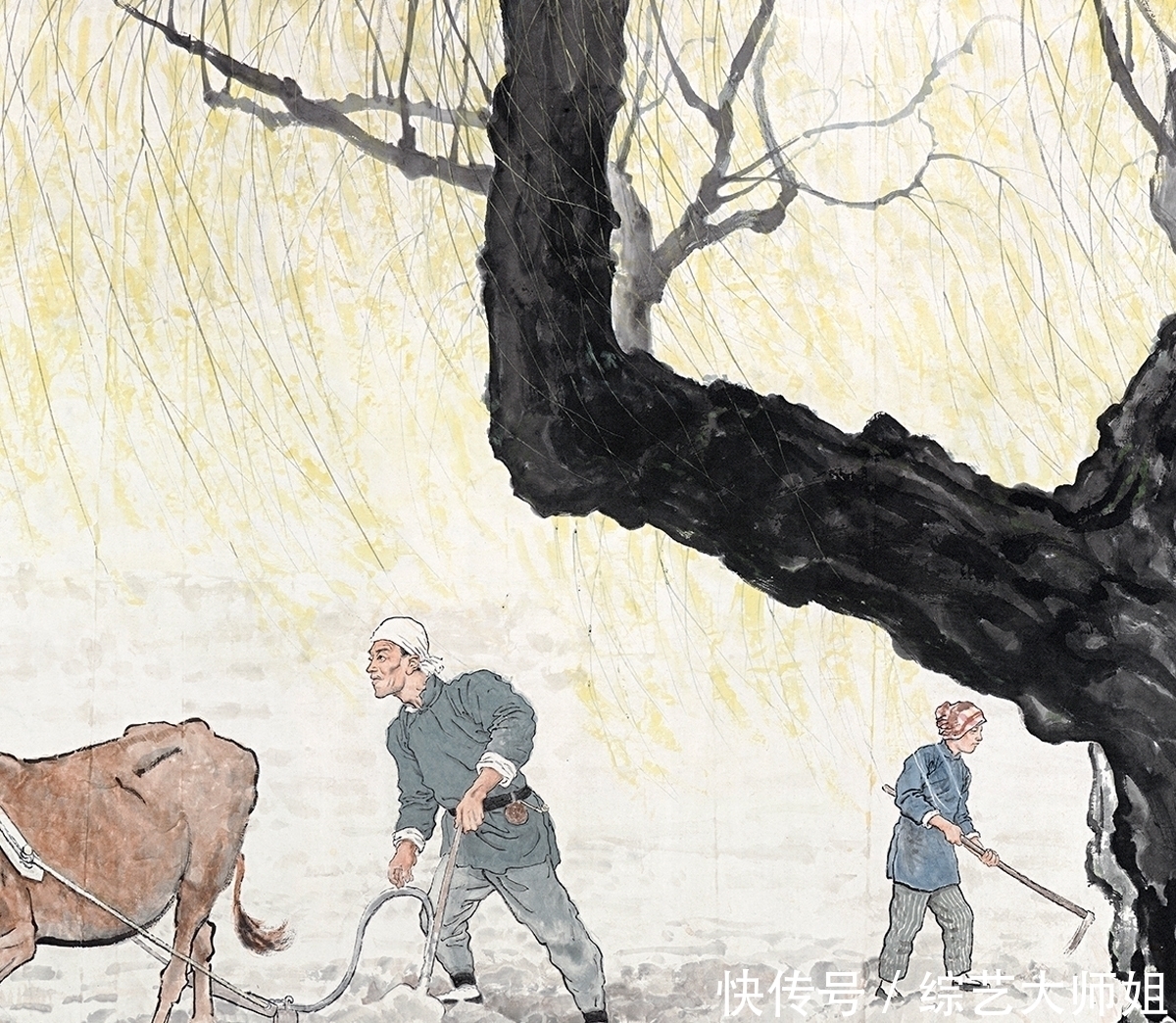 画马&徐悲鸿画了8匹马,却不如一头牛值钱,专家:放大10倍看细节