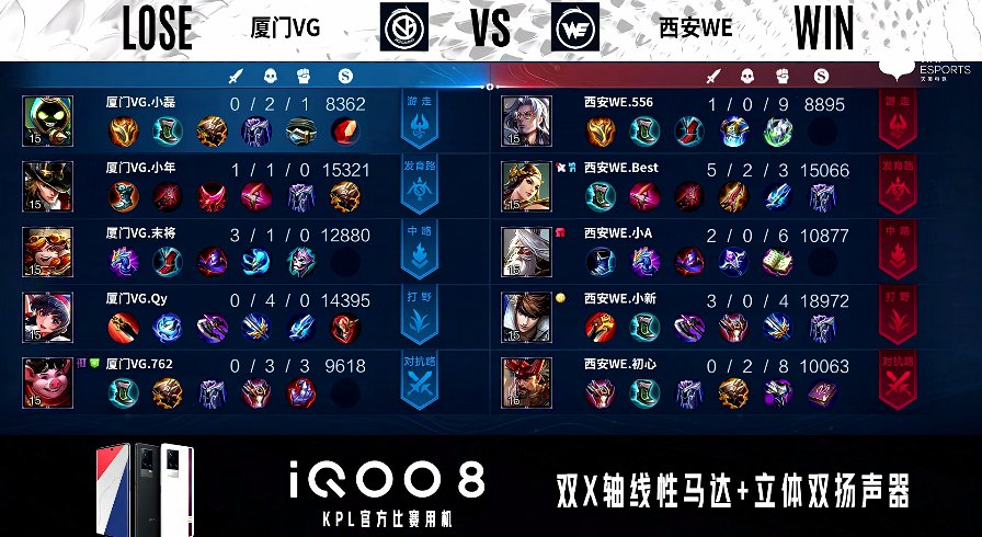 百里守约|西安WE 1-0 厦门VG，稳字当头层层突破，WE先下一城