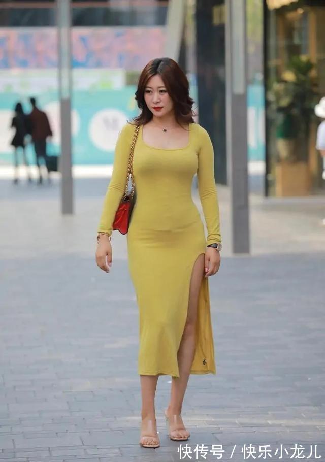 小个子 连衣裙穿搭温婉优雅,更时尚和自信,形成一道美丽的风景线