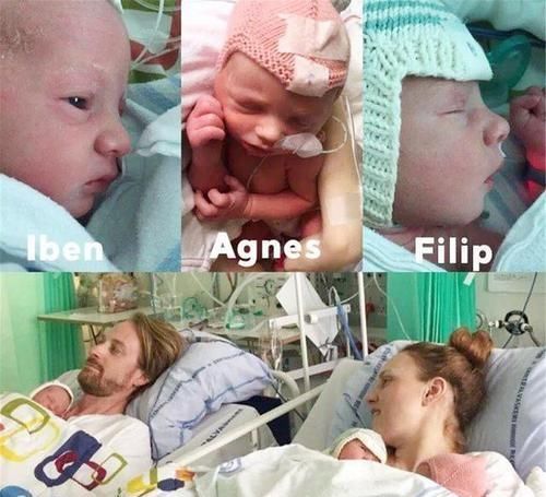 肚子|生完三胞胎后肚子却收不回去,国外宝妈的晒照,诠释伟大母爱