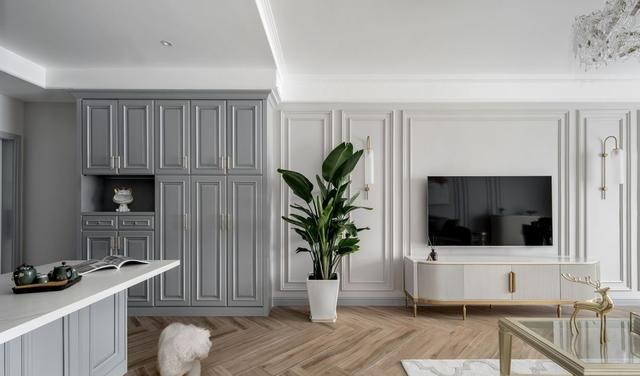 全屋|她真的很明智，新家选择美式与轻奢结合，室内简洁优雅，太喜欢了！