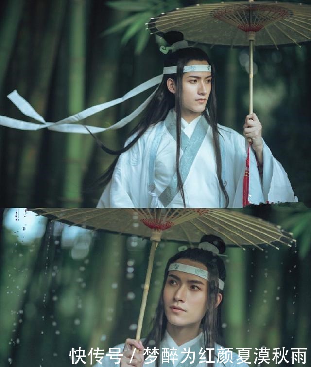  蓝忘机|cos魔道祖师，不是网红脸的他成史上最清秀的蓝忘机，网友好美