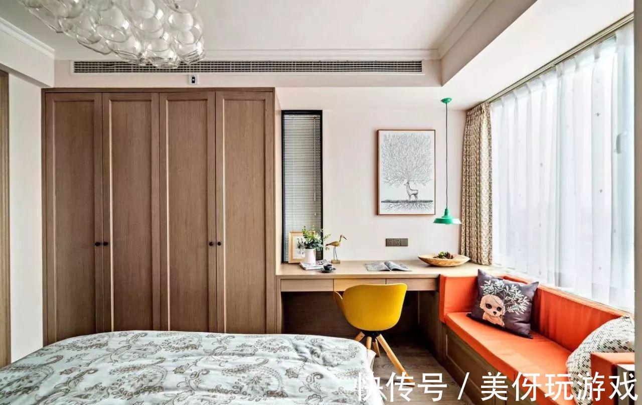 台面|小户型：小卧室一定要装个书桌柜，不占空间还可以当书房用！