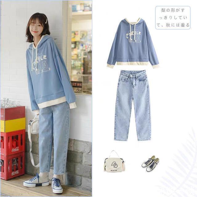 早秋跟着这么穿,时髦又减龄,9套学生装穿搭示范,简单易学