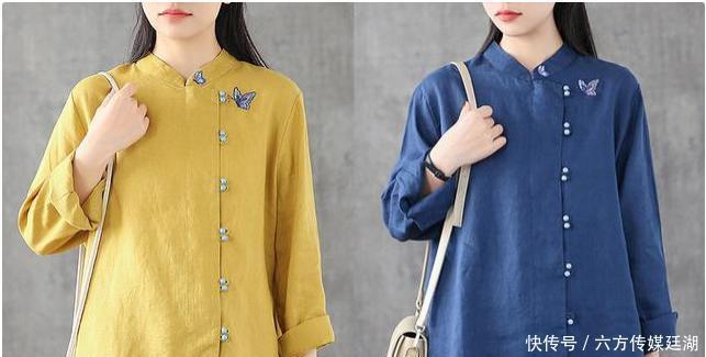 春天里时尚的棉麻衬衫穿搭,别具一格的版型,优雅大方,非常好看