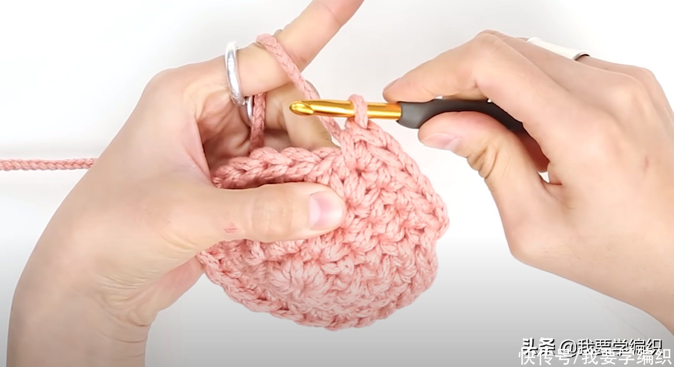 自己钩一款可爱又别致的手提包，刺猬包编织教程，新手入门级包包