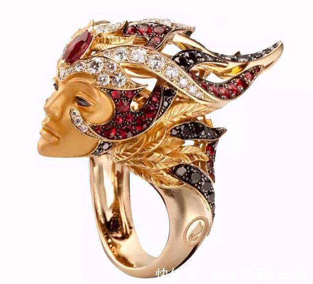 将童话故事的场景用首饰来诠释,如此有温度的珠宝,充满异域神话