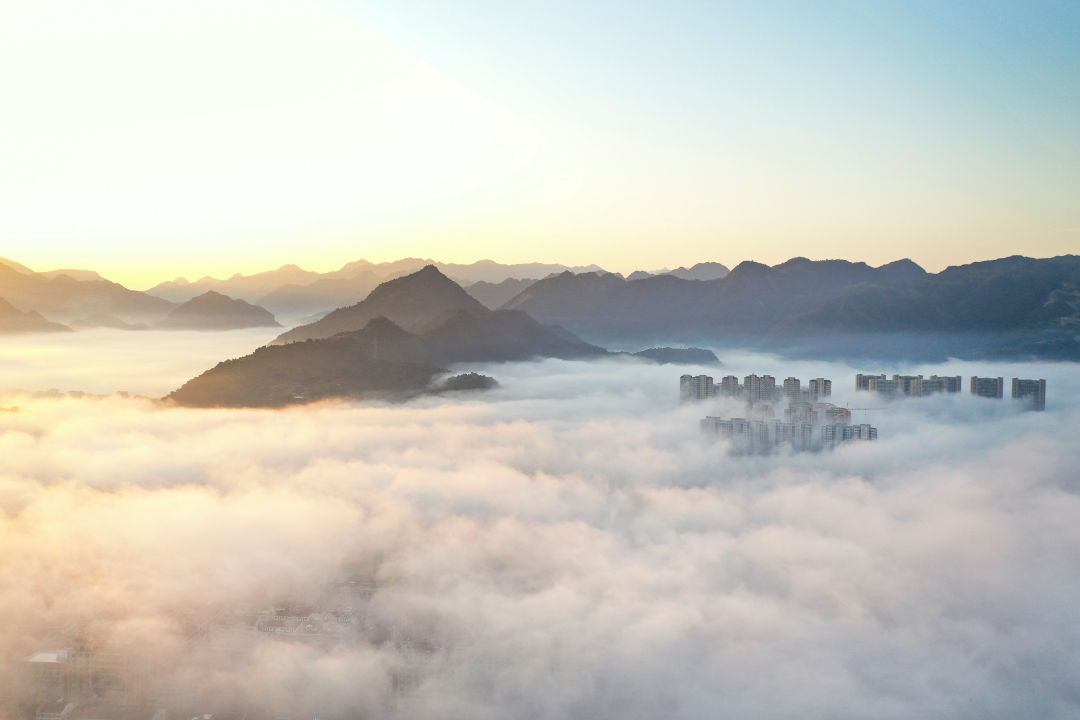 苍南|【风景“浙”独好】苍南灵溪，有雾的早晨，似一方仙境乐土......