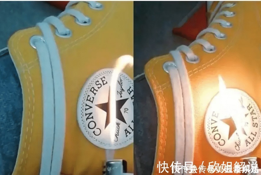 匡威|梅露露:我能灭烟头,椰子:我能被火烧,匡威:我我想开了!