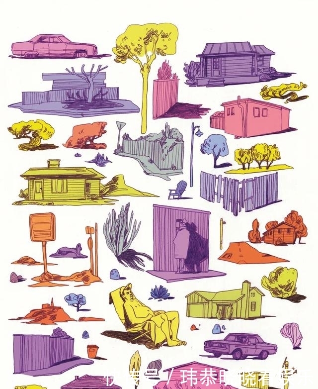 板绘|德国插画师Thomke Meyer:线条与色彩