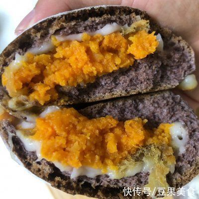 好吃到舔盘的红薯麻薯肉松软欧包，吃一次就上瘾
