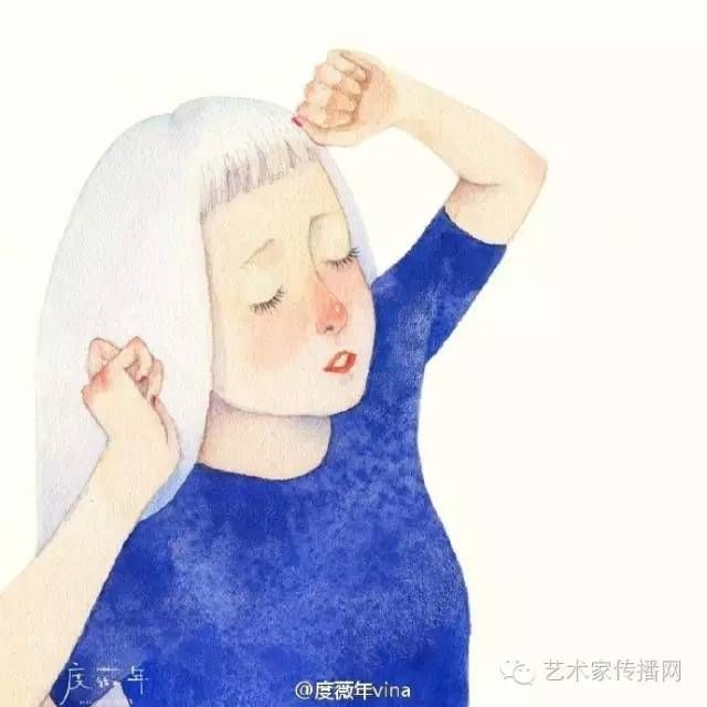  插画|她是鲁美校花，画出来的插画，好暖人