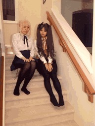 |搞笑GIF:隔壁老王家的女儿,从小就输在了起跑线上