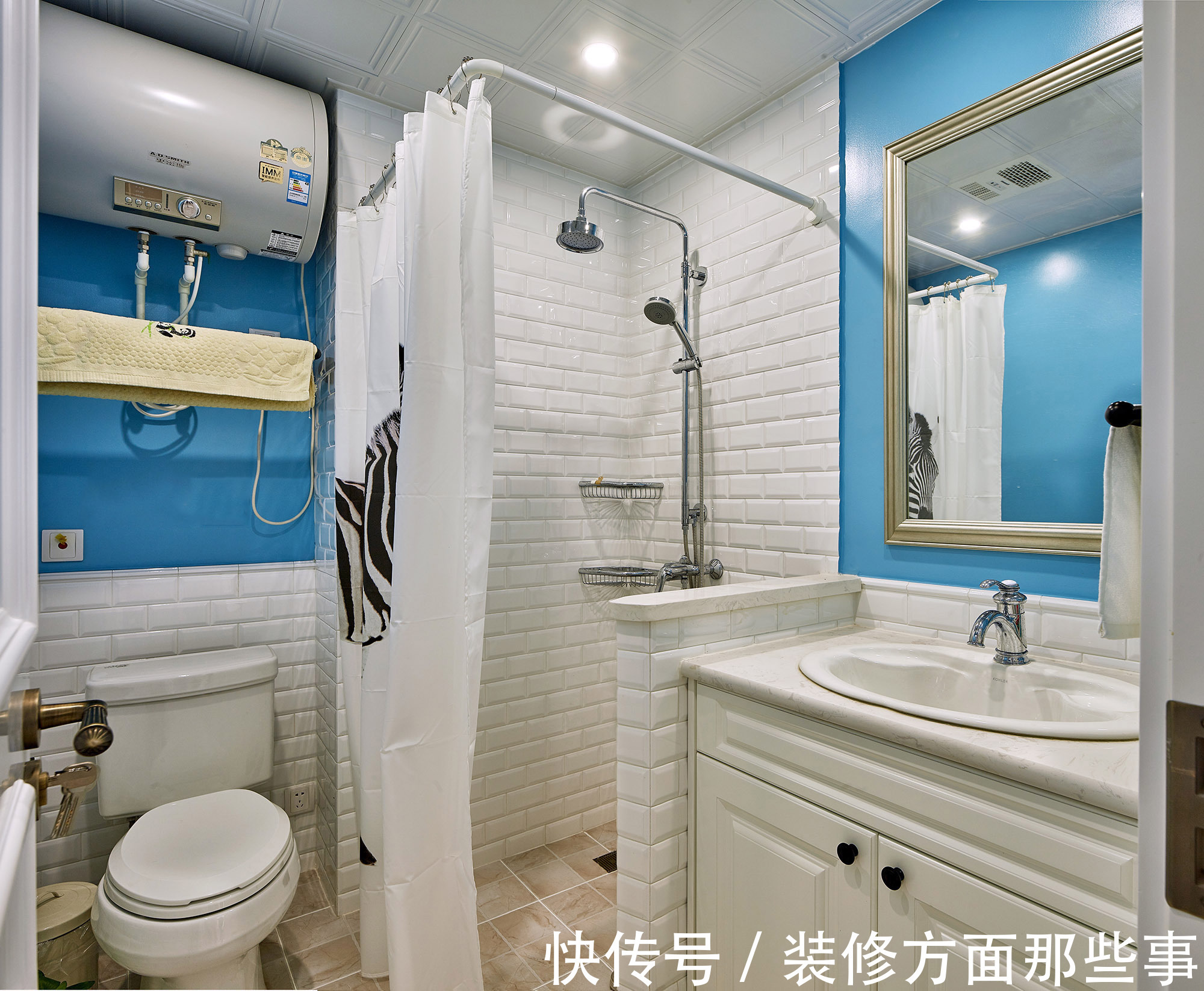 干湿|家里卫生间太小了?这样设计再小都不是问题