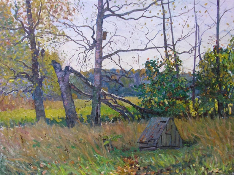 美术学院&俄罗斯艺术家谢尔盖恰布里金风景油画作品