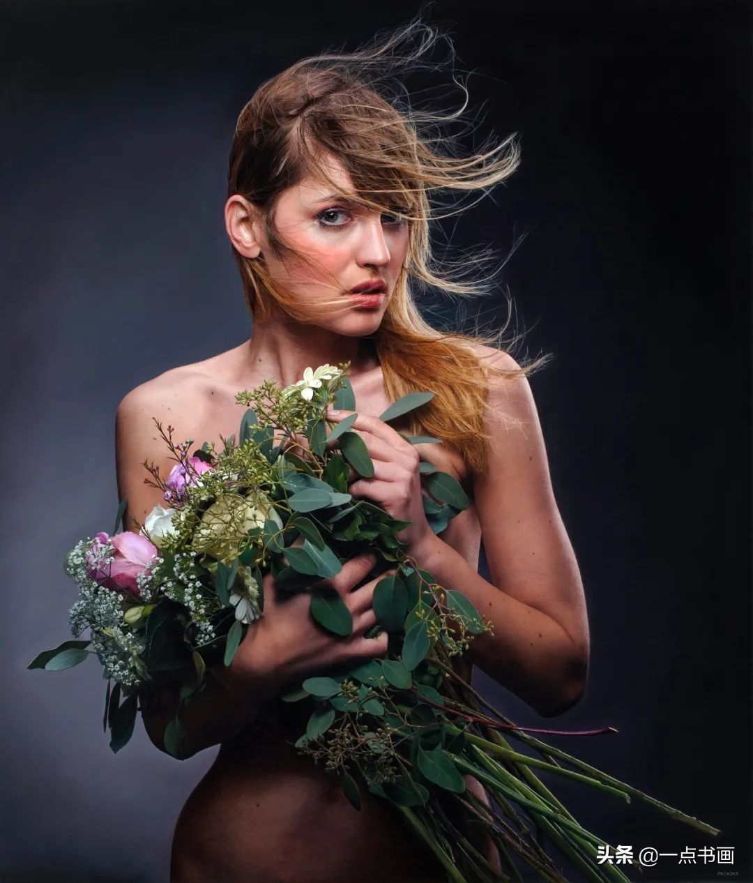 油画#菲利普的人体油画，比照片还真实