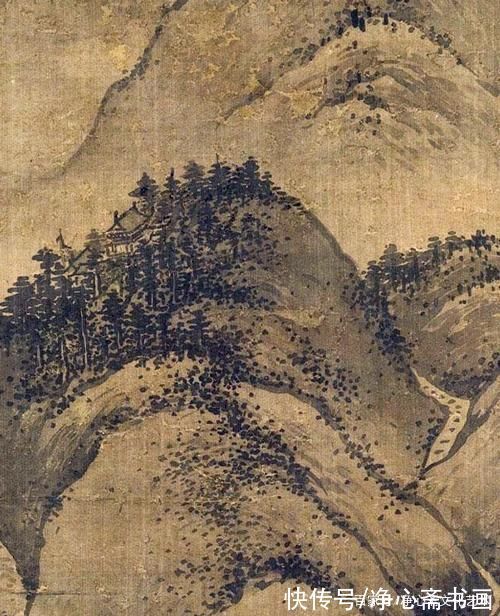 溪山清远@花鸟画确实富有装饰性,但他的山水《溪山清远》更是牛!