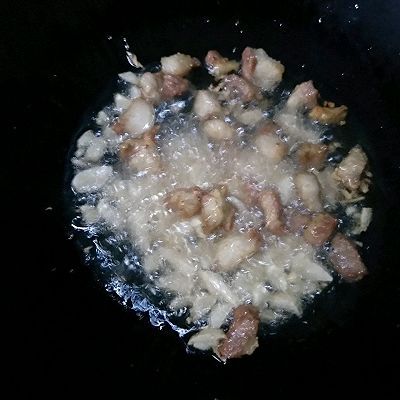鸡精调|猪油渣炒菜心