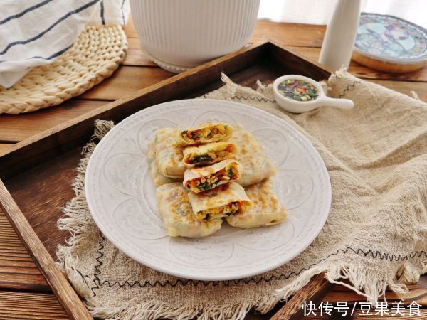 春季时令尝鲜野菜??荠菜素春卷??低脂少油版