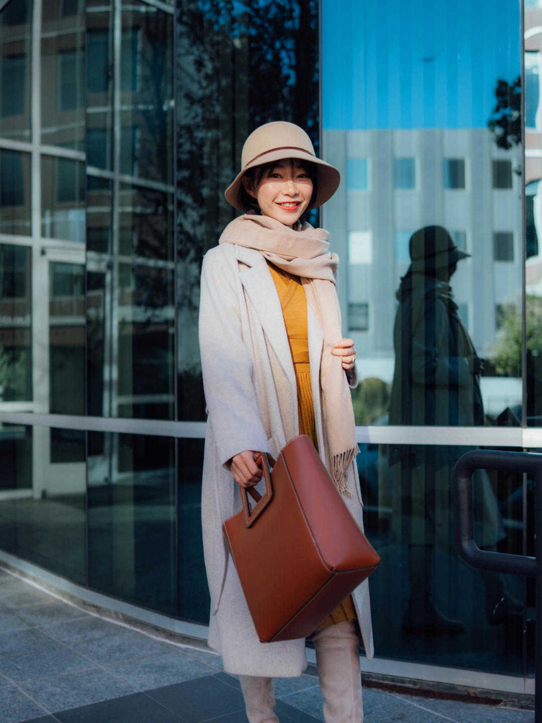 短靴|大衣+靴子是立冬的标配,高档有气质,时髦又保暖