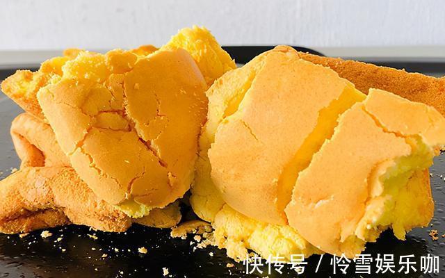 蛋黄|粑粑糕最近火了,配方做法比例详细讲解,松软香甜比面包店的好吃