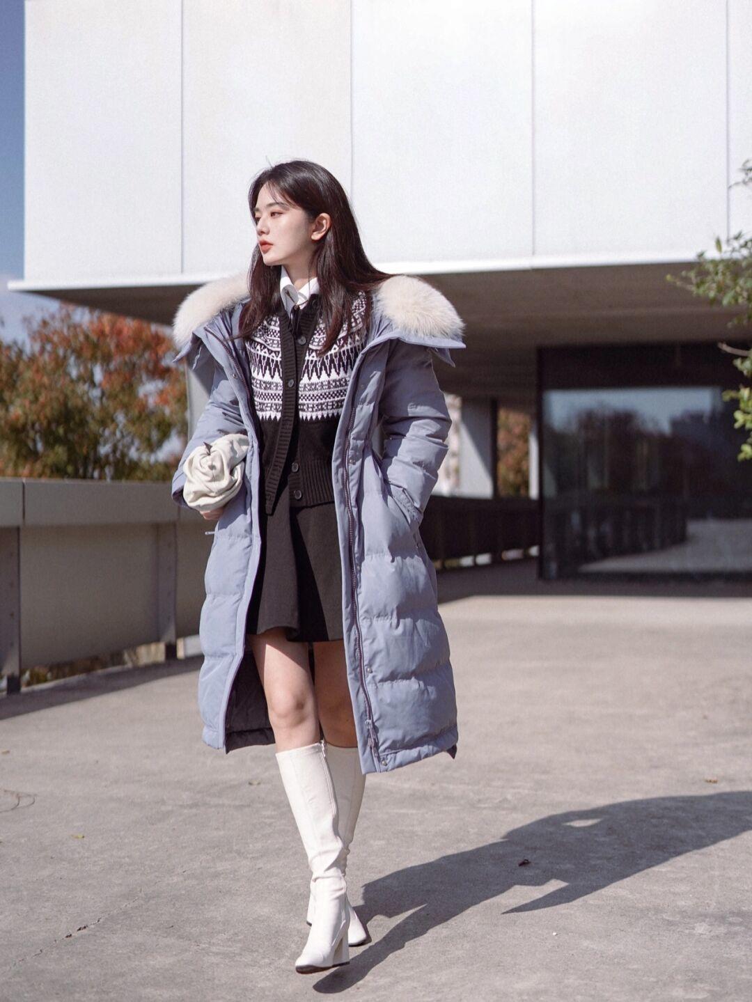 气质 冬天还是穿“羽绒服”更暖和,简约利落又有格调,让你穿出气质美