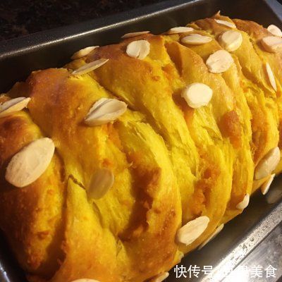 肚子里有料的金瓜吐司面包,就如腹有诗书气自华的你