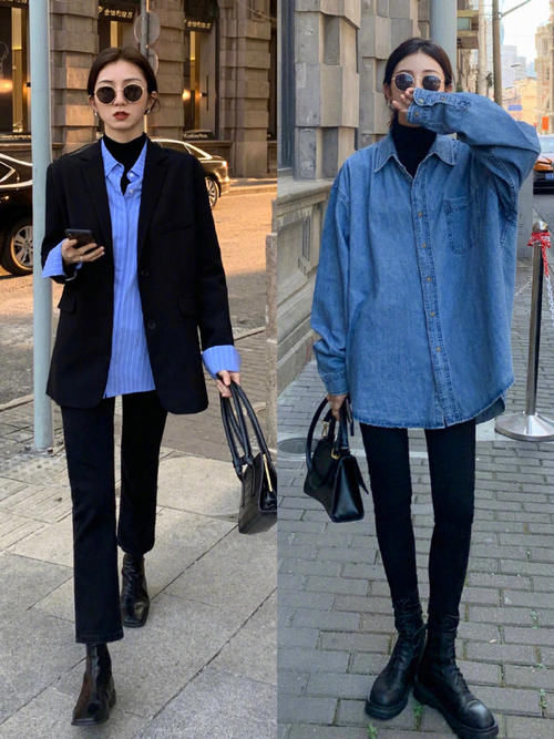 早春衬衫不会搭？这16种组合方式个顶个的美，穿上身秒变华丽