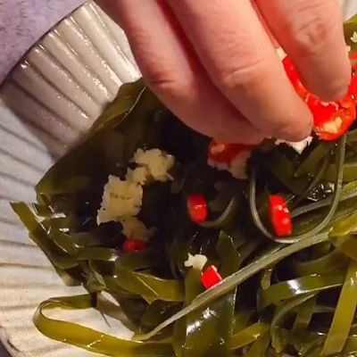 辣子油|凉拌海带丝