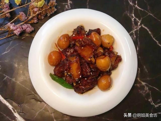  年夜饭之红烧排骨焖蛋，家常做法，营养又解馋，寓意步步高升