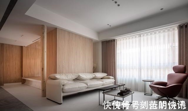 木饰面|买下人生最后一个家,96㎡装修朴实又高级,在此相伴余生