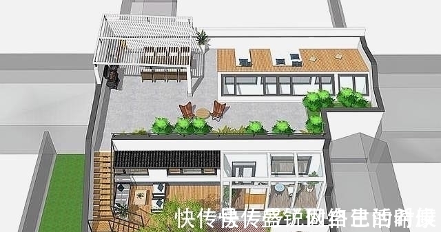 阳光房|五居室一层别墅,阳光房的设计形式,第一张效果图就迷住我了