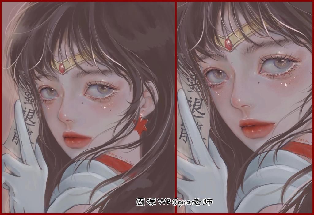  美少女|国内也有“神仙画师”，她笔下的《美少女战士》，美貌如仙女下凡