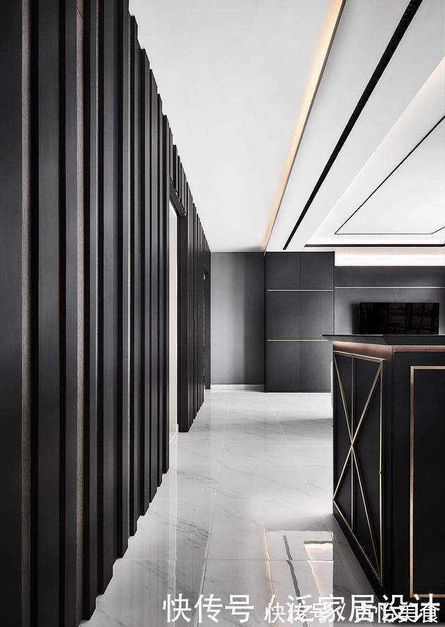 配色|黑白灰配色简约,106㎡有了大宅效果,花钱装得豪华不如装得高级