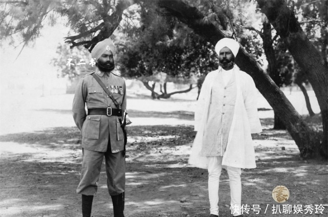 于20世纪初|老照片:被英国殖民下的印度,镜头下的助纣为虐的印度士兵