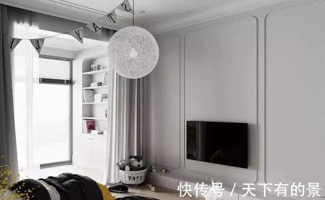 石膏线|小户型电视墙一定要照这样装，漂亮又上档次