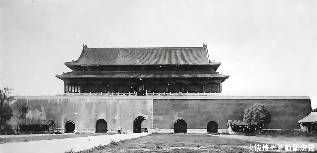 东直门|1901年老北京城门旧影，天安门、东直门与还没有拆的西安门