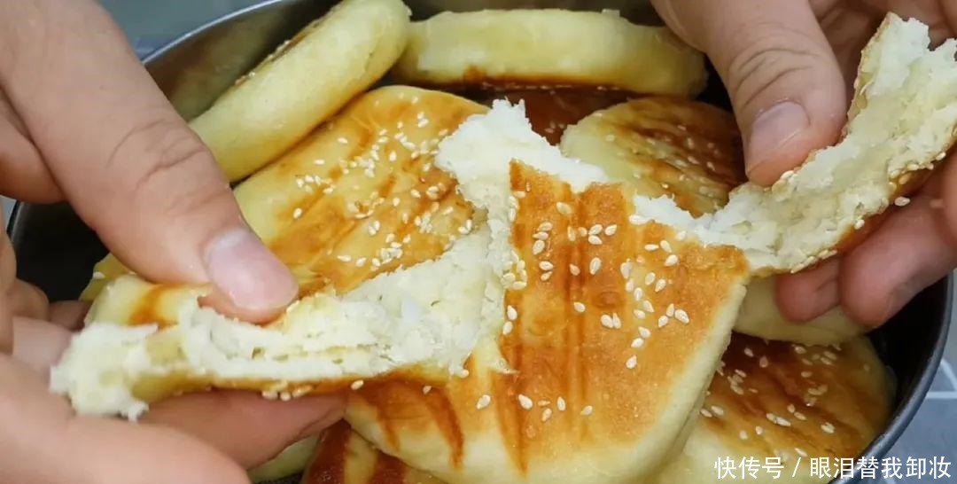 面包|烧饼这样做才过瘾,加2根山药,比面包油条还香,真的太好吃了