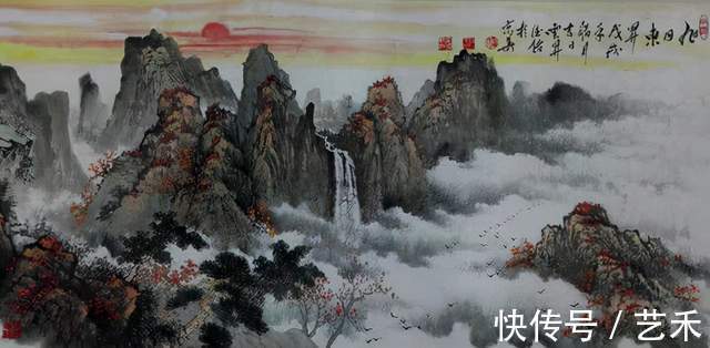 北京奥运!著名画家赵德铭(赵银湖,字雲昇)丨咫尺万里、醉墨淋漓