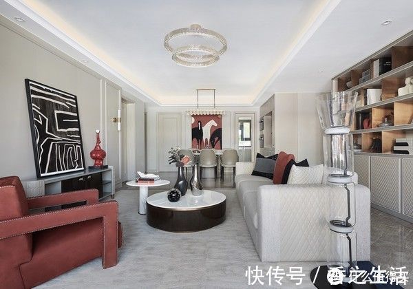 轻奢|参观了他的115㎡新家，才明白什么是轻奢感，一家人住着真舒服！