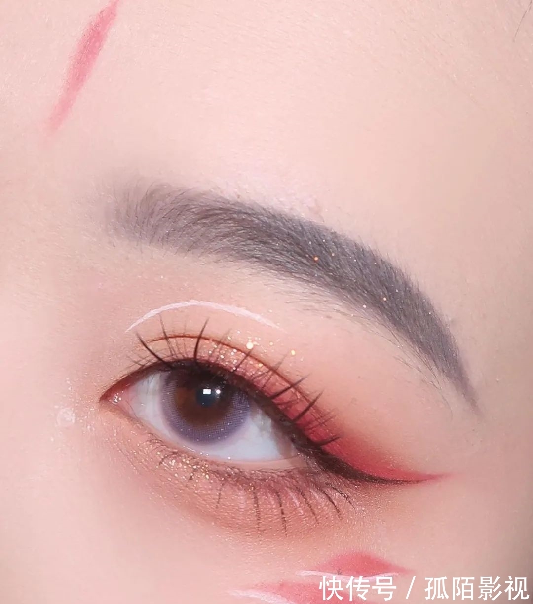 插画|古风插画仿妆｜回眸一笑百媚生创意眼妆！