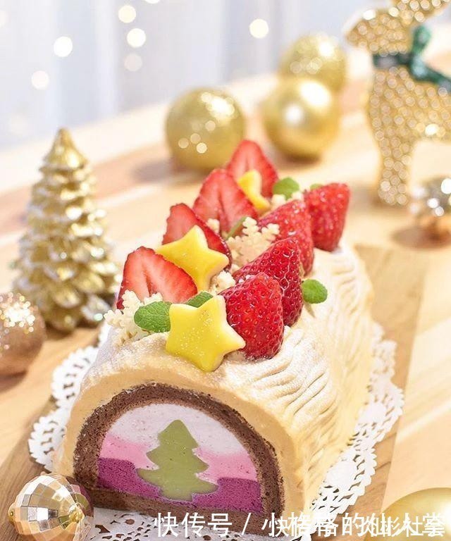 被称为美食料理达人的日本妈妈,做的蛋糕切开后,惊艳整个朋友圈